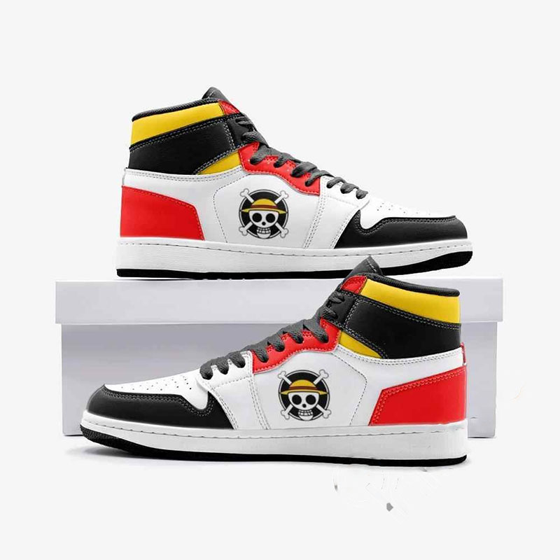Monkey D Luffy One Piece Custom Air Jordan Shoes