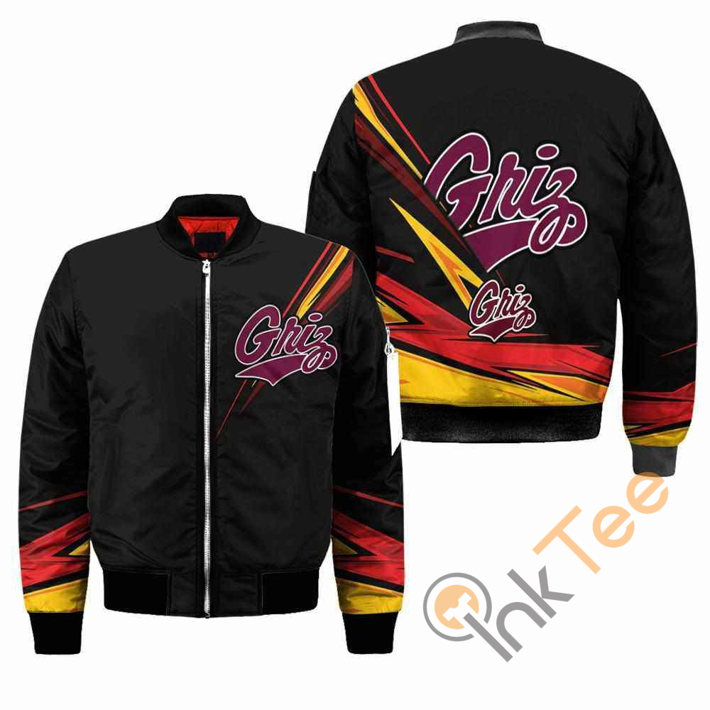 Montana Grizzlies NCAA Black Apparel Best Christmas Gift For Fans Bomber Jacket