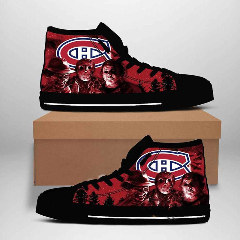 Montreal Canadiens Nhl Hockey High Top Shoes