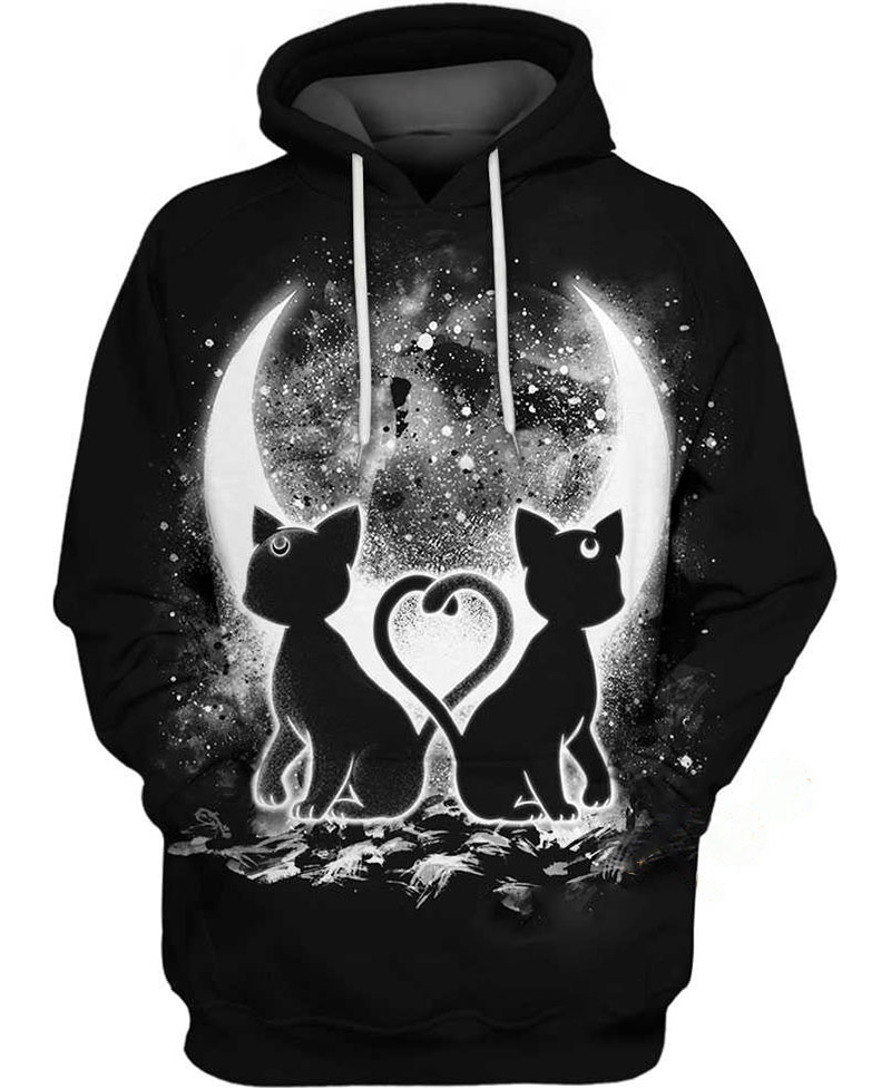 Mooncats Sailor Moon Hoodie 3D