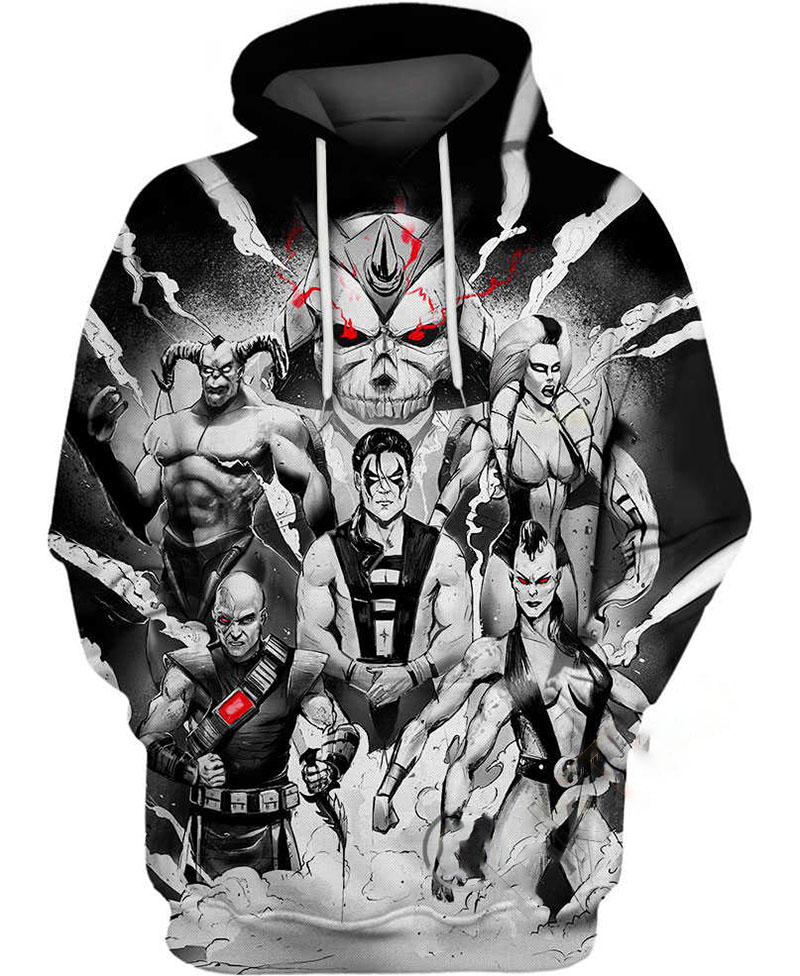 Mortal Kombat Fighters Hoodie 3D