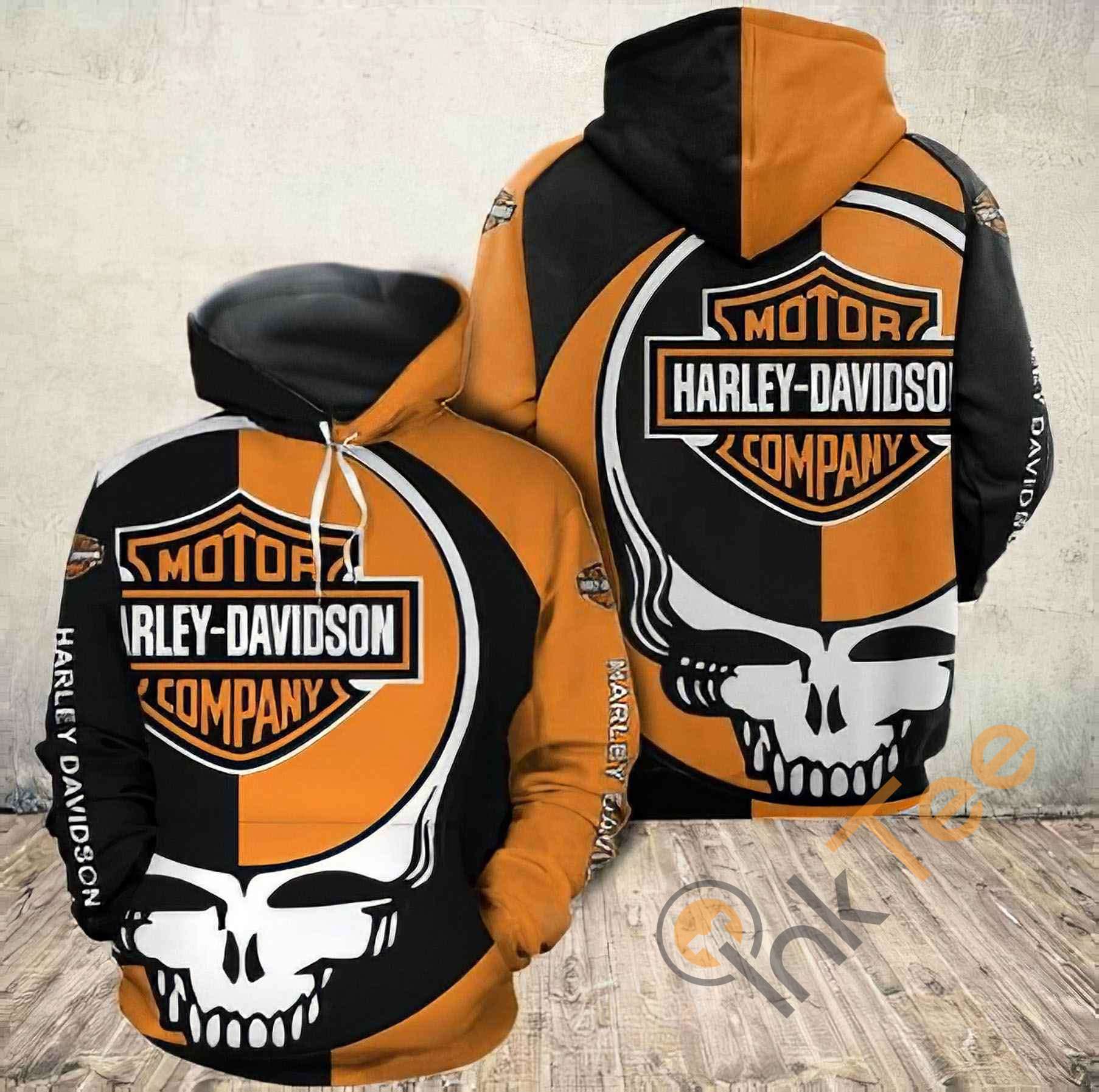 Motor Harley-Davidson Company Skull Hoodie