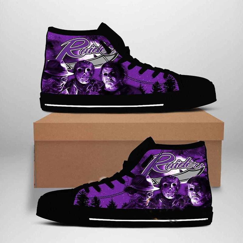 Mount Union Purple Raiders Ncaa High Top Shoes