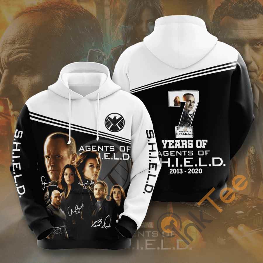 Movie Agents Of S.h.i.e.l.d. Usa Hoodie 3D