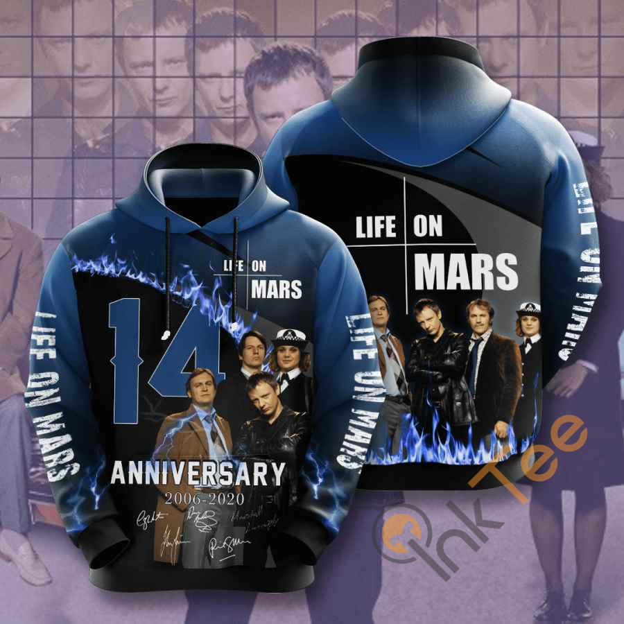 Movie Life On Mars Usa Hoodie 3D