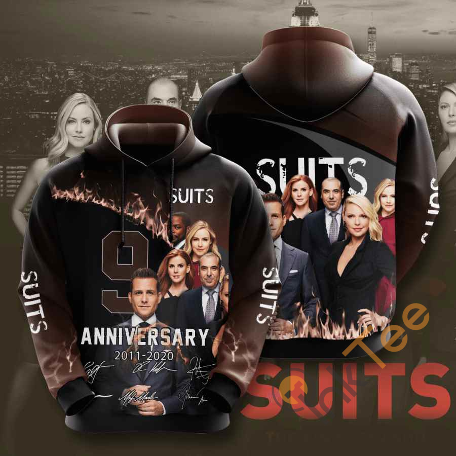 Movie Suits Usa Hoodie 3D