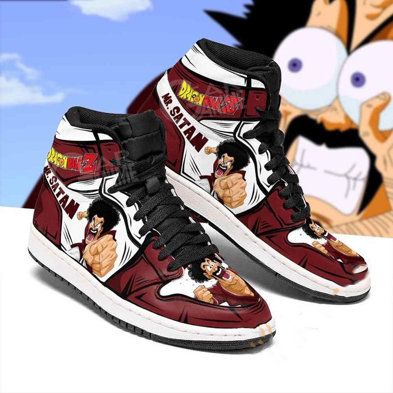 Mr Satan Dragon Ball Sneakers Anime Air Jordan Shoes