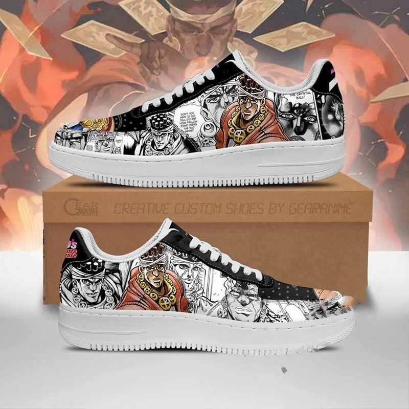 Muhammad Avdol Manga Style Jojo’s Anime Nike Air Force Shoes