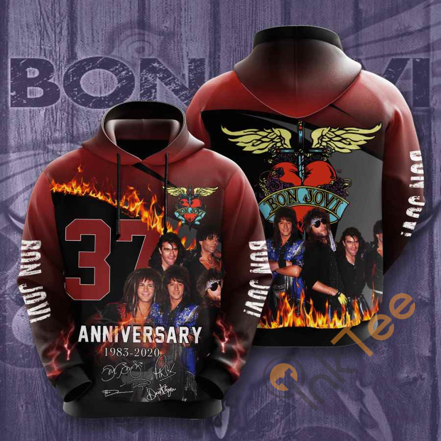 Music Bon Jovi Usa Hoodie 3D