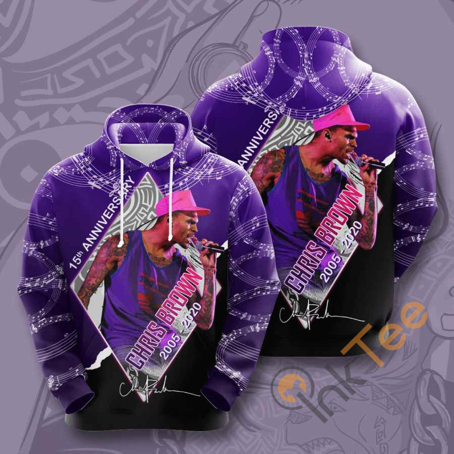 Music Chris Brown Usa Hoodie 3D