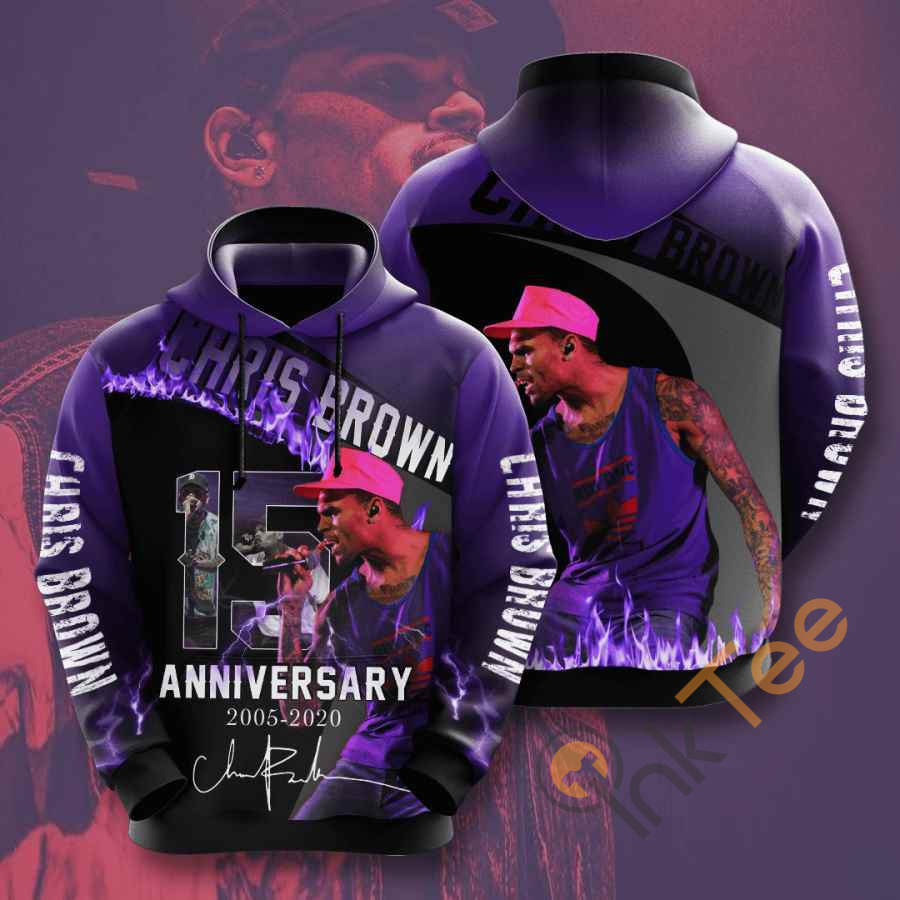 Music Chris Brown Usa Hoodie 3D