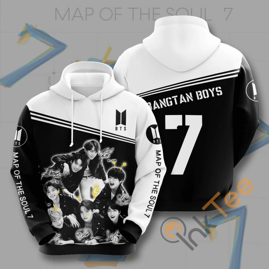 Music Kpop Bts Usa Hoodie 3D