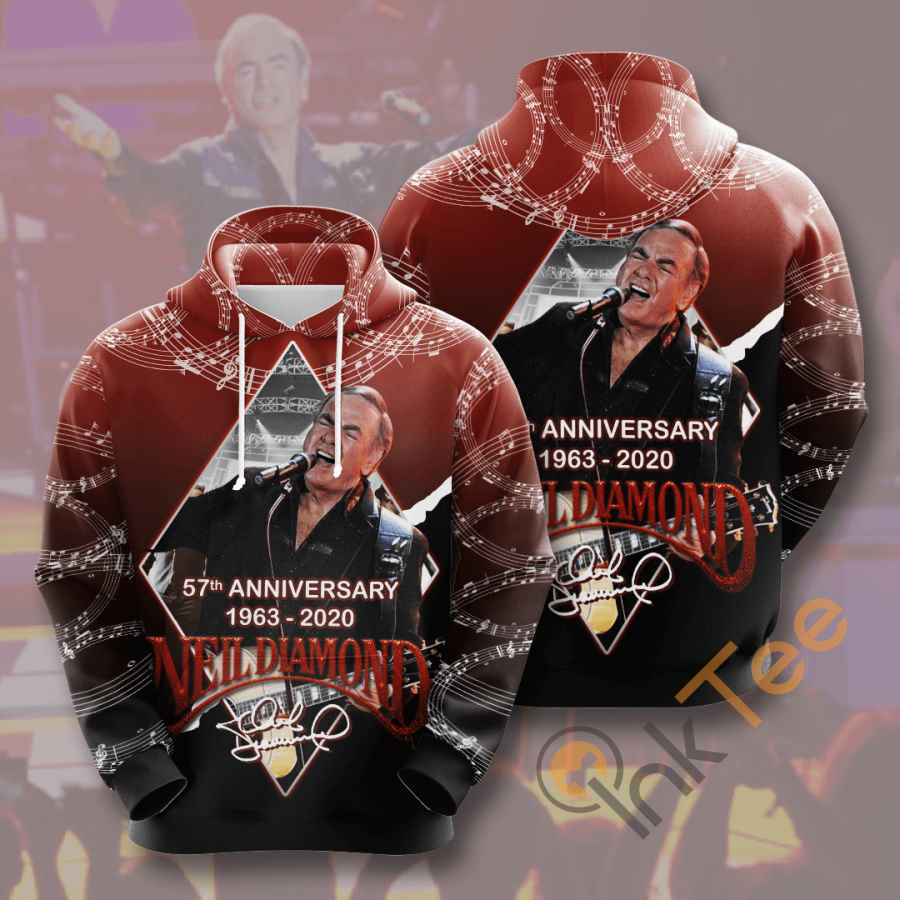 Music Neil Diamond Usa Hoodie 3D