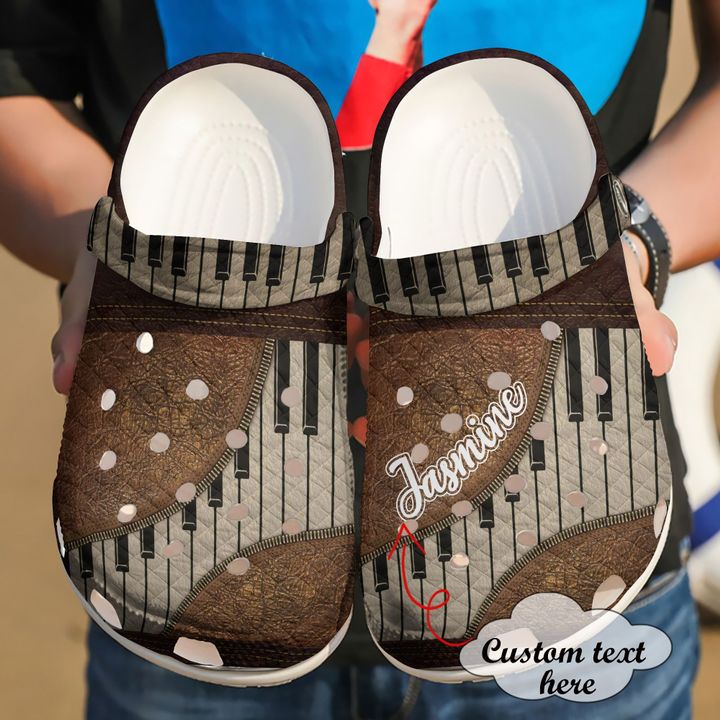 Music Personalized The Piano Crocs Clog Shoes