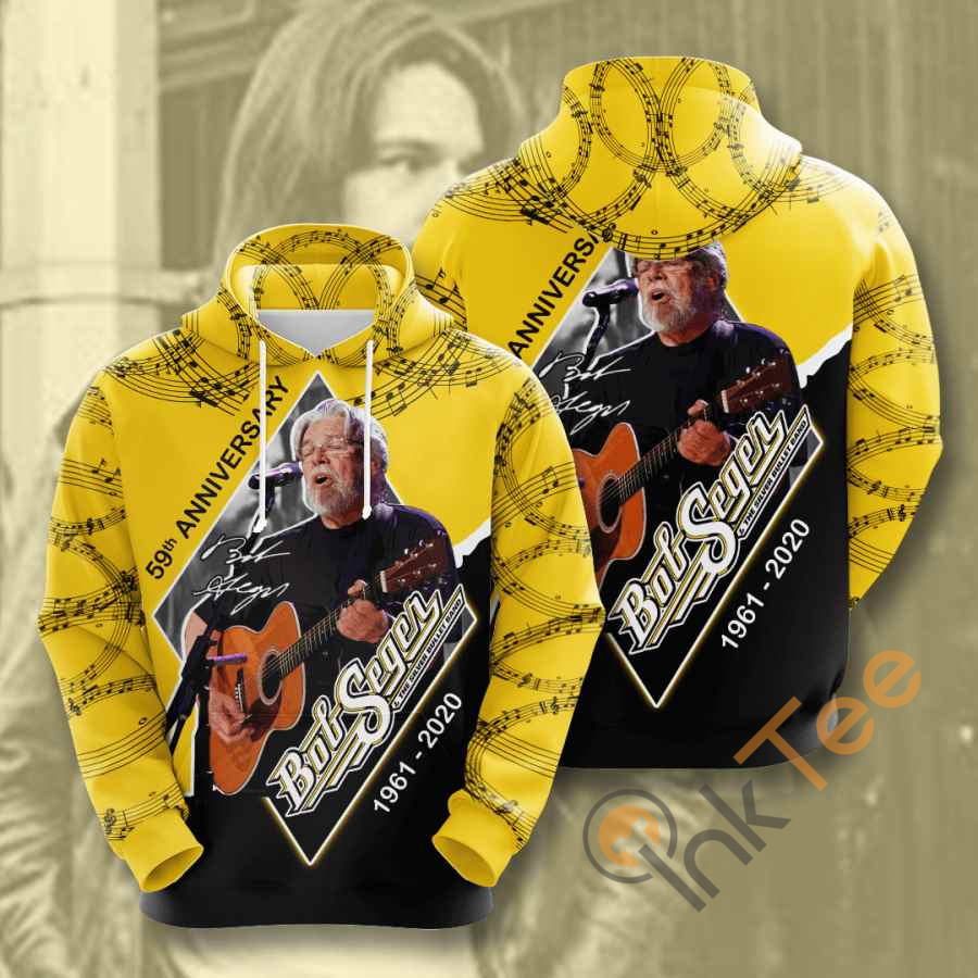 Music Rock & Roll Bob Seger Usa Hoodie 3D