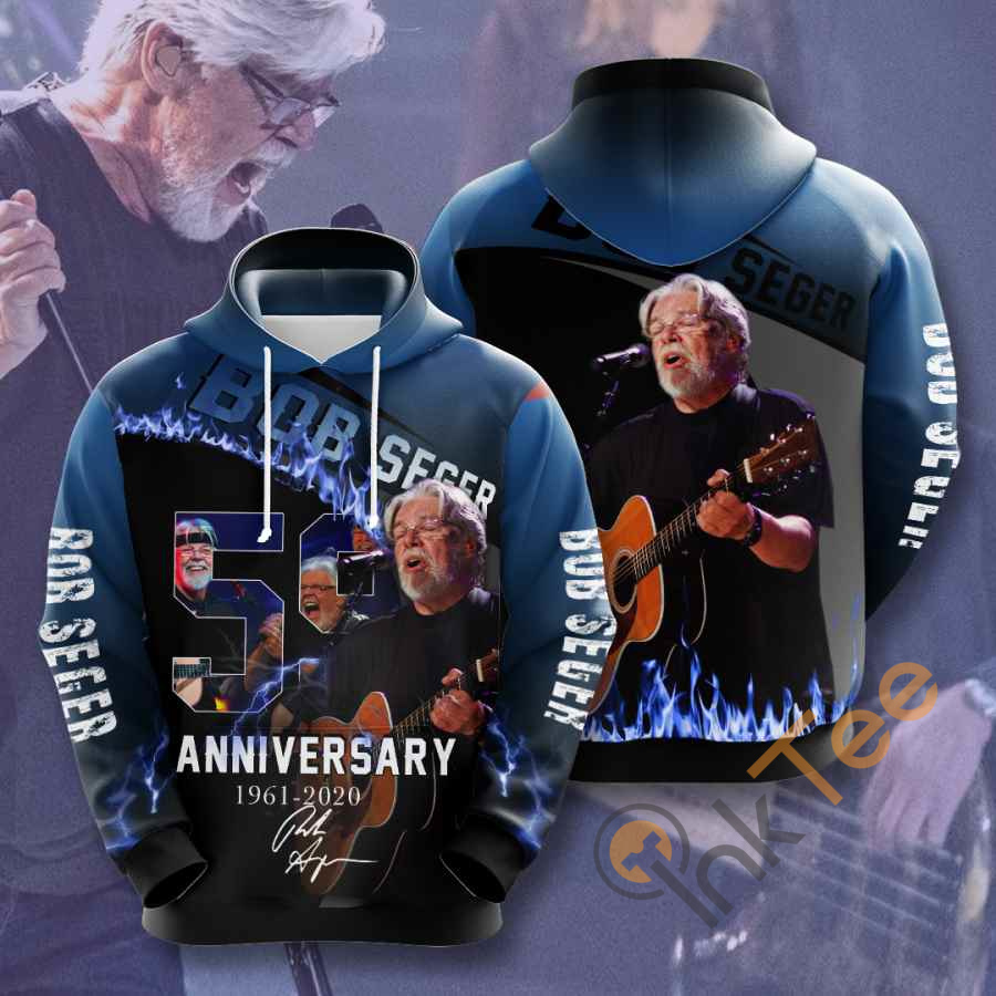 Music Rock & Roll Bob Seger Usa Hoodie 3D