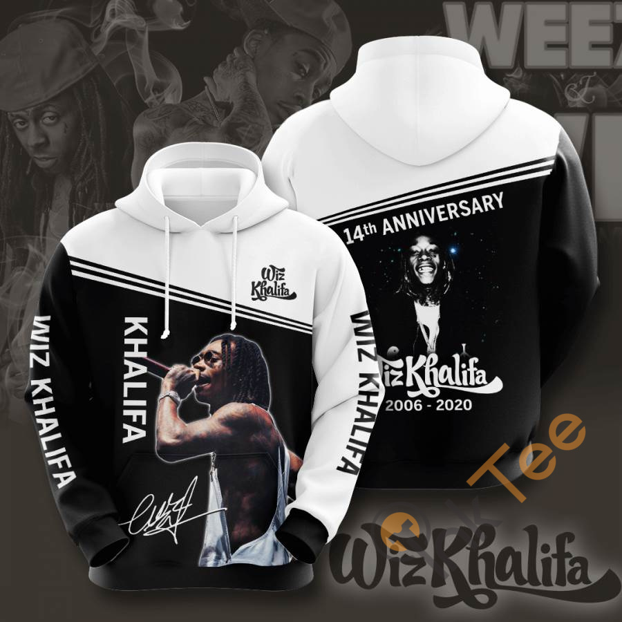 Music Wiz Khalifa Usa Hoodie 3D