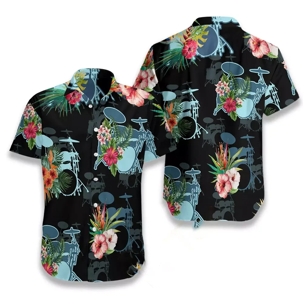 Musical Instrument Drums Hawaiian shirts