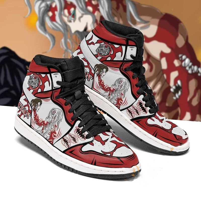 Muzan Kibutsuji Costume Demon Slayer Sneakers Anime Air Jordan Shoes