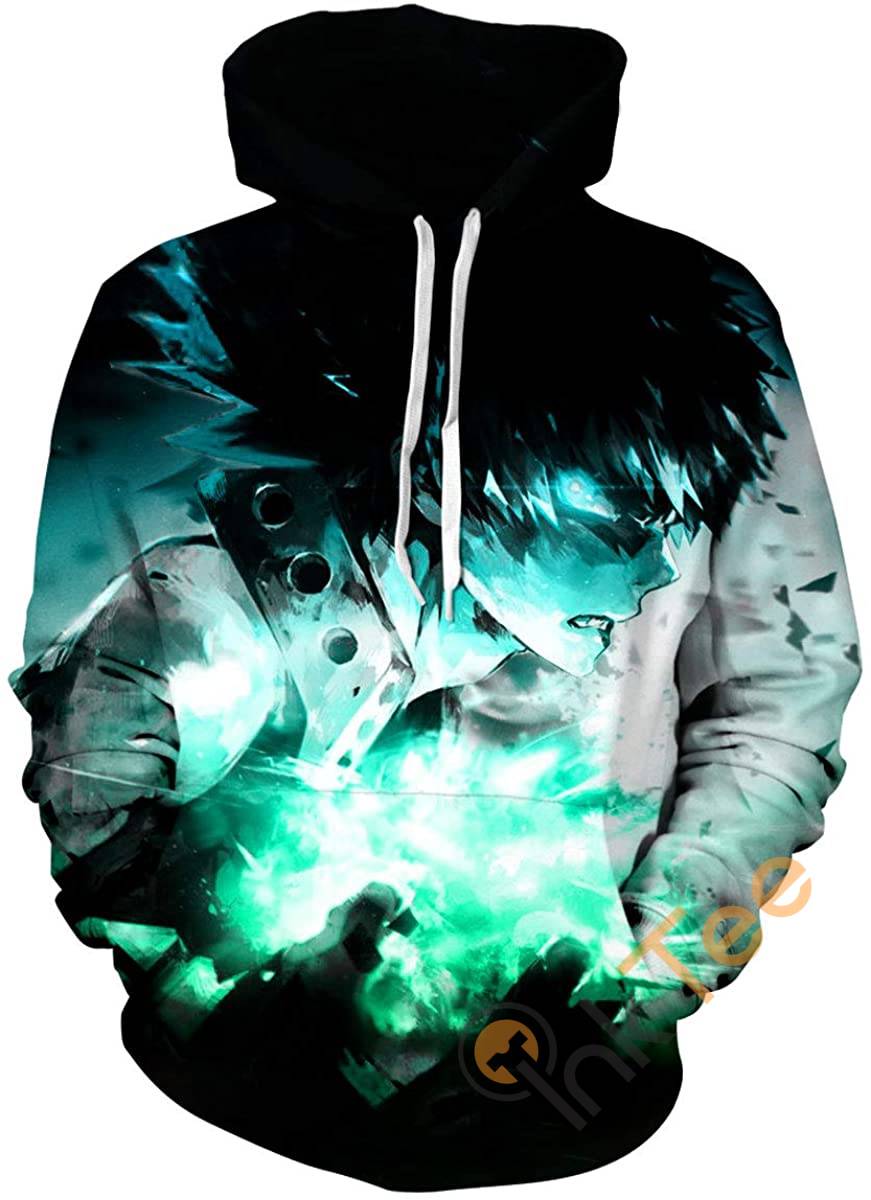 My Hero Academia Print Pullover With Front Pocket Hoodie 3D