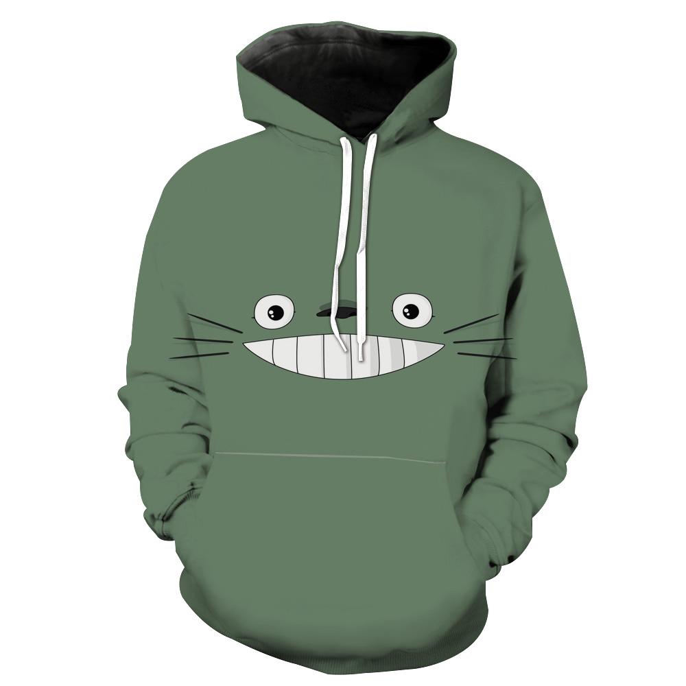My Neighbor Totoro Totoro Face Hoodie 3D
