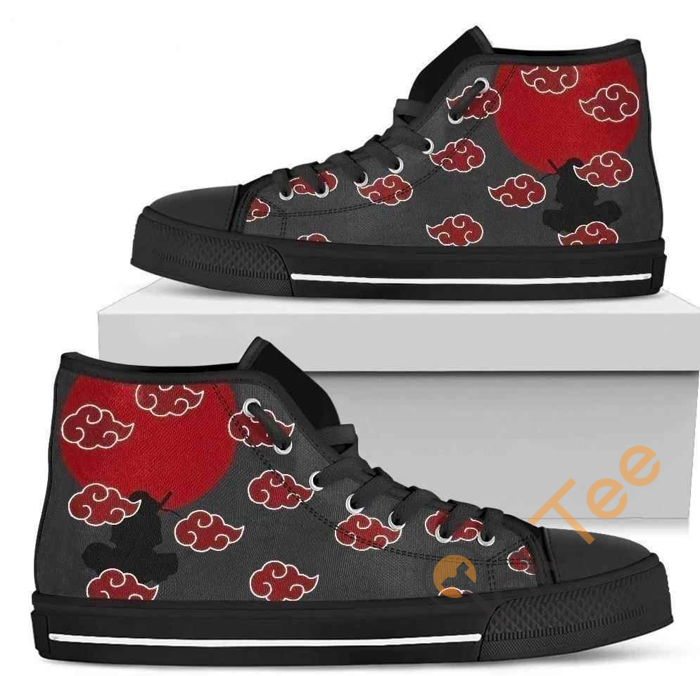 Naruto Akatsuki Symbol High Top Shoes