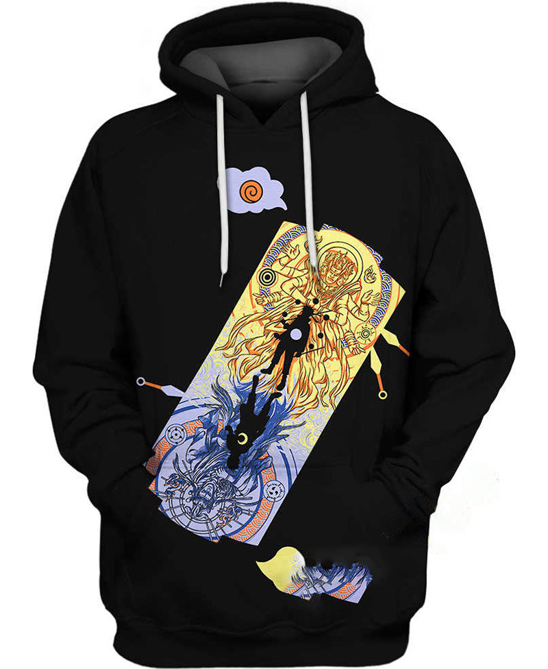 Naruto And Sasuke Hoodie 3D