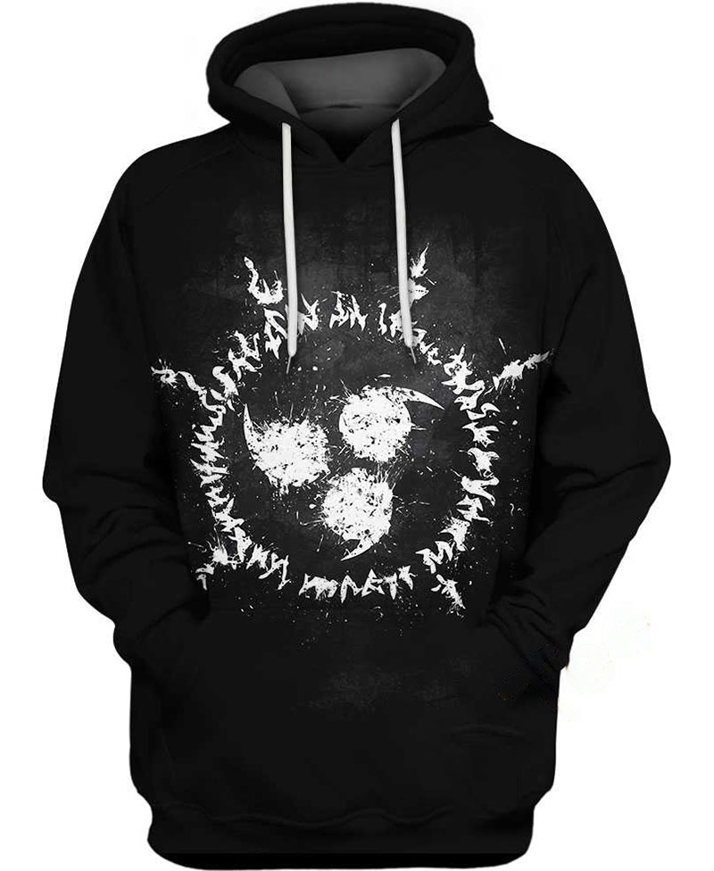 Naruto Curse Mark Hoodie 3D