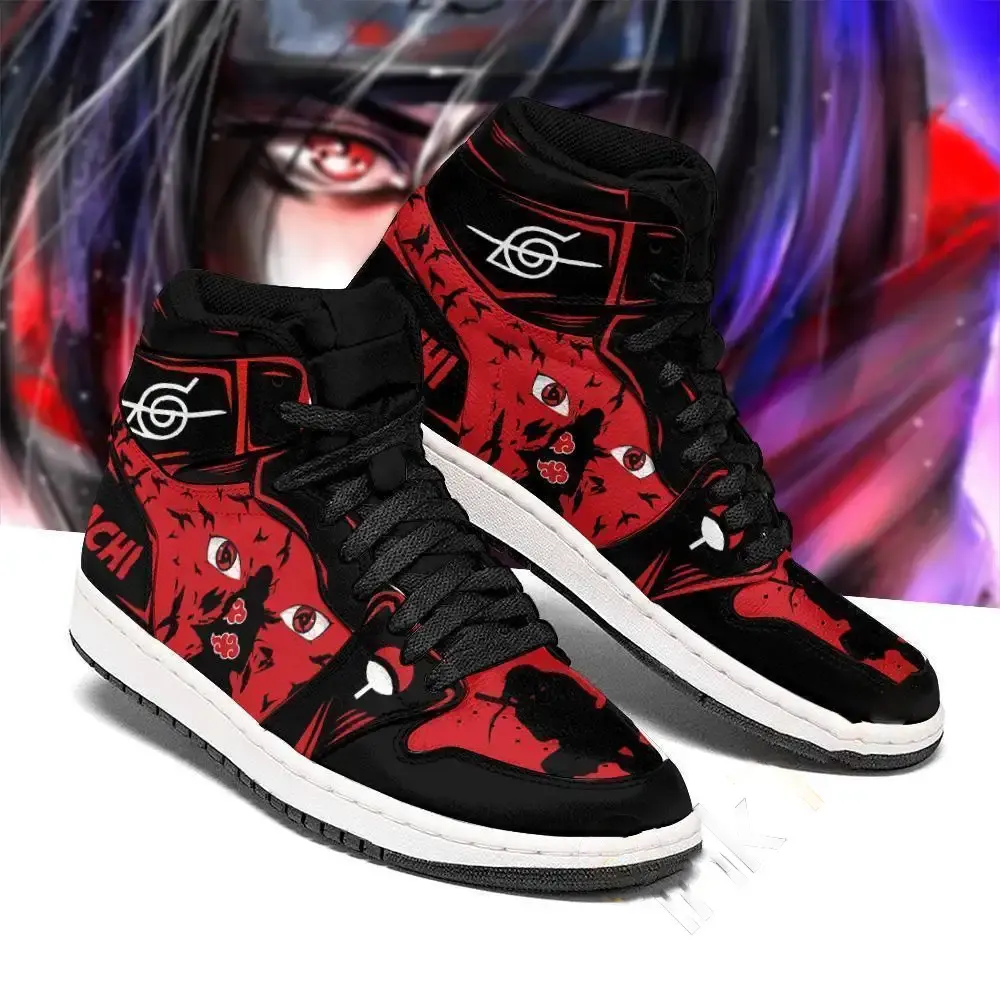 Naruto Itachi Eyes High Top Costume Anime Amazon Air Jordan Shoes