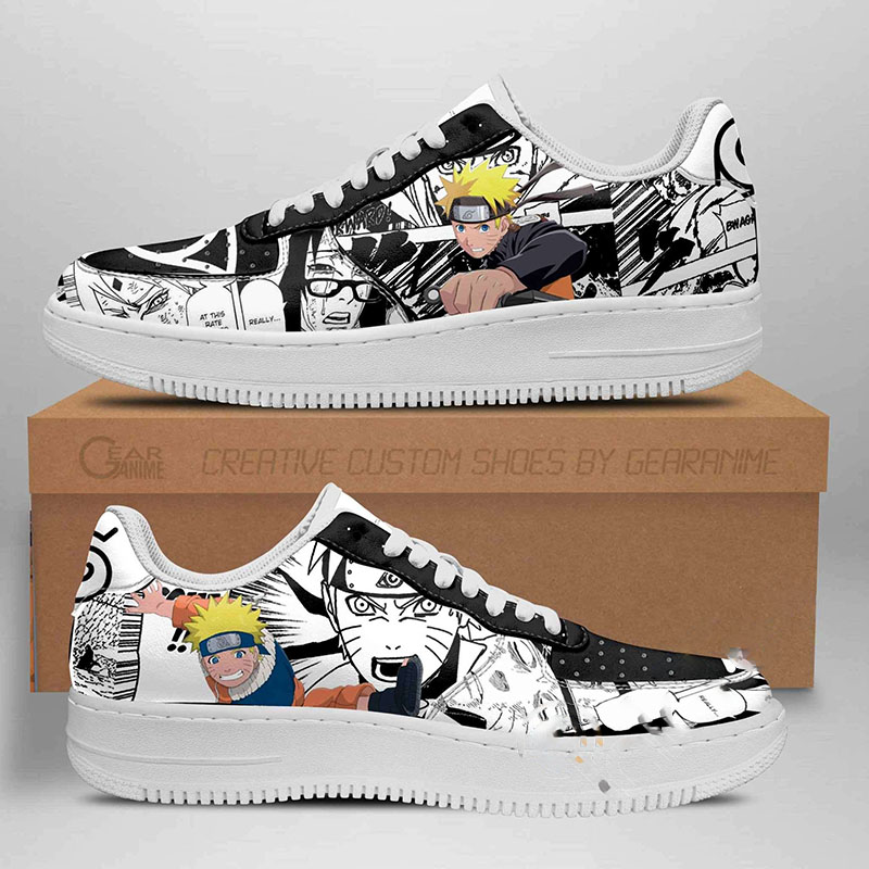Naruto Manga Custom Style Anime Nike Air Force Shoes