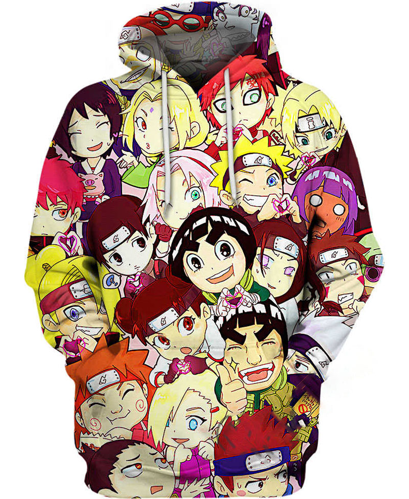 Naruto Shippuden Family Hoodie 3D