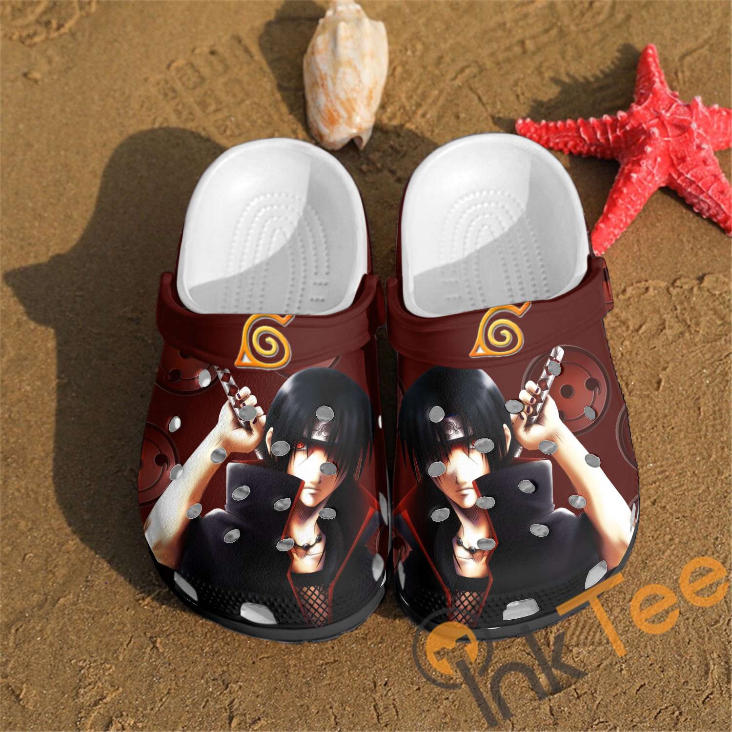 Naruto Uchiha Itachi Anime Style Crocs Clog Shoes