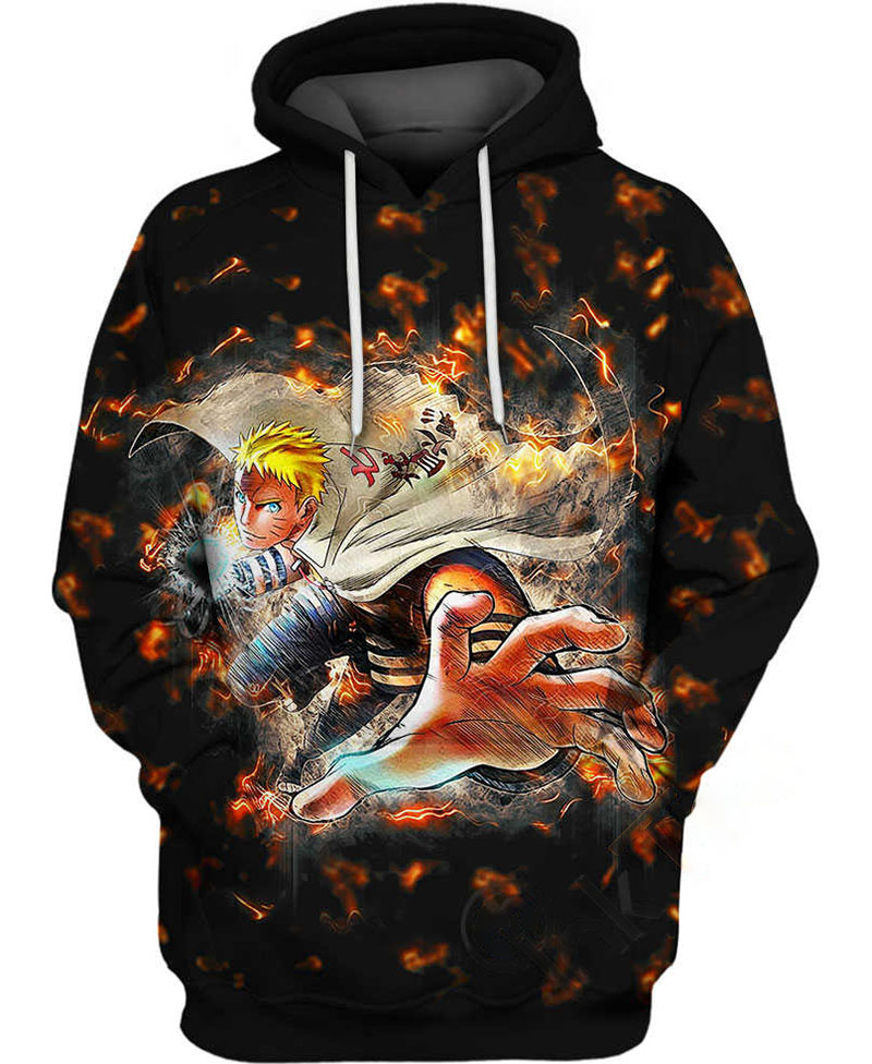 Naruto Unpredictable Hoodie 3D