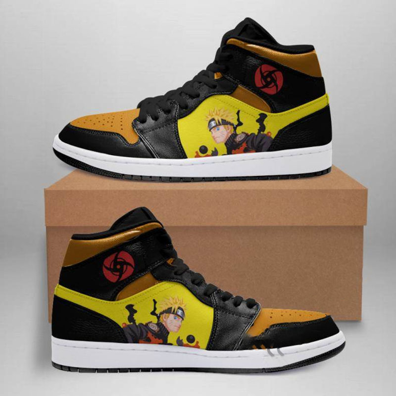 Naruto Uzumaki Custom Air Jordan Shoes