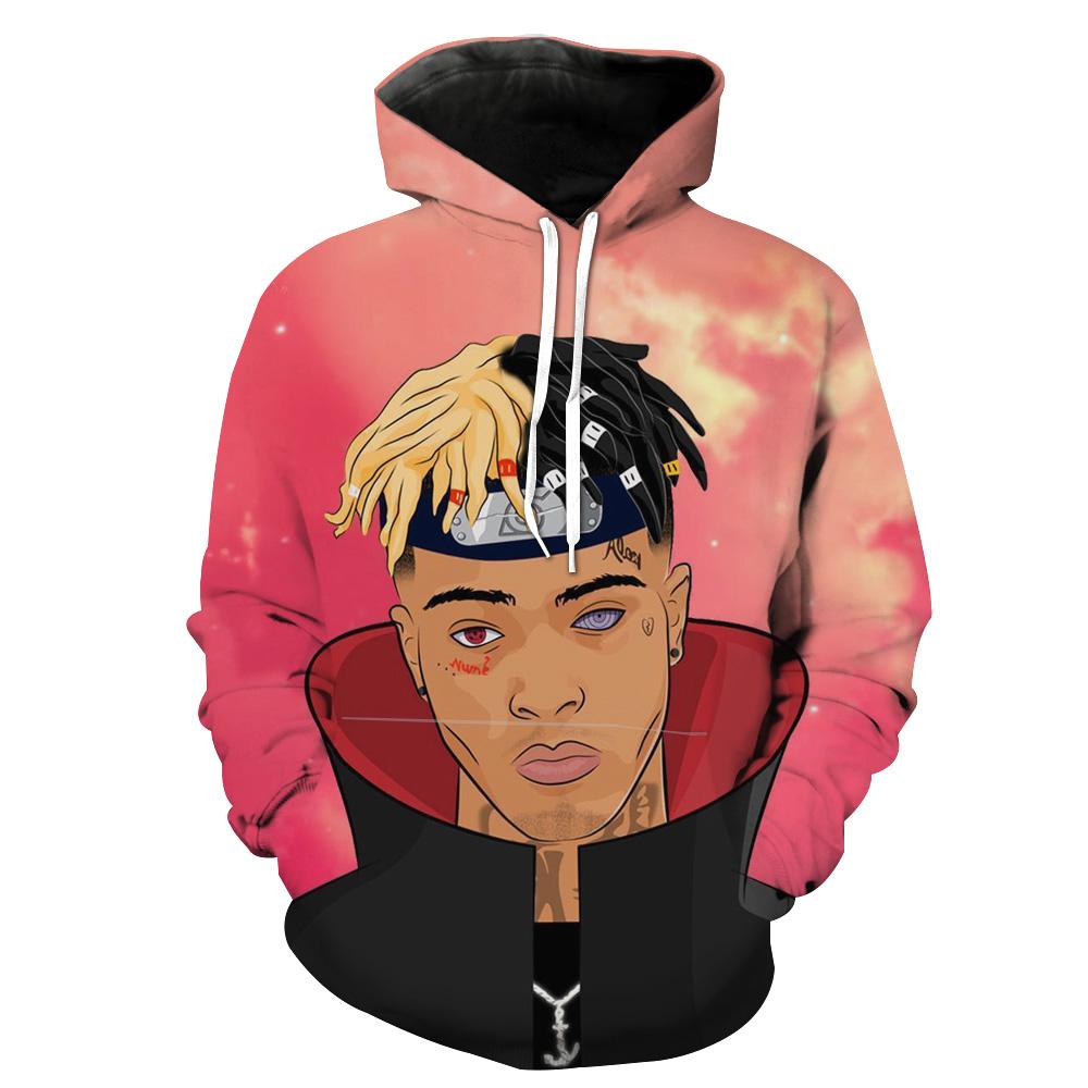 Naruto Xxxtentacion Xxxtentacion Anime Hoodie 3D