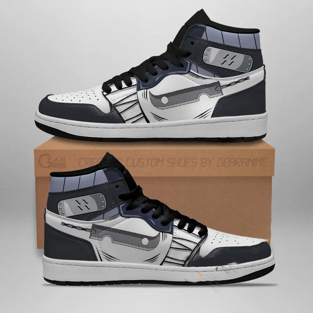 Naruto Zabuza Sword Naruto High Top Anime Shoes Amazon Air Jordan Shoes