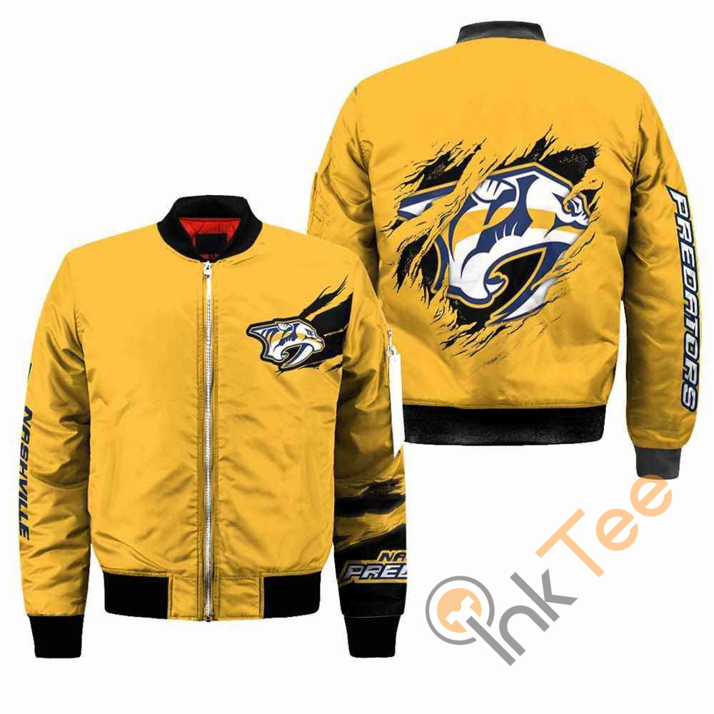 Nashville Predators NHL Apparel Best Christmas Gift For Fans Bomber Jacket