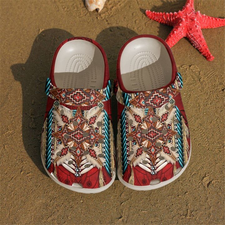 Native American Crocs Clog Shoes