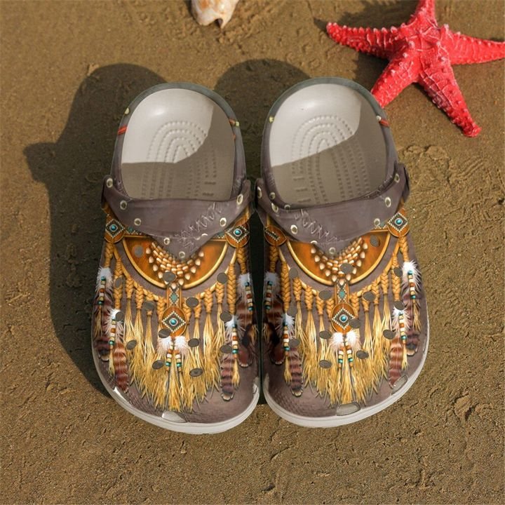 Native American Crocs Clog Shoes