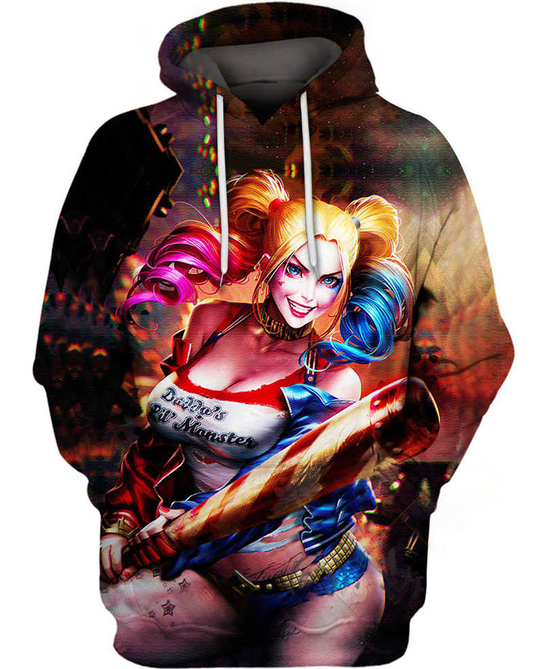 Naughty Lady Hoodie 3D