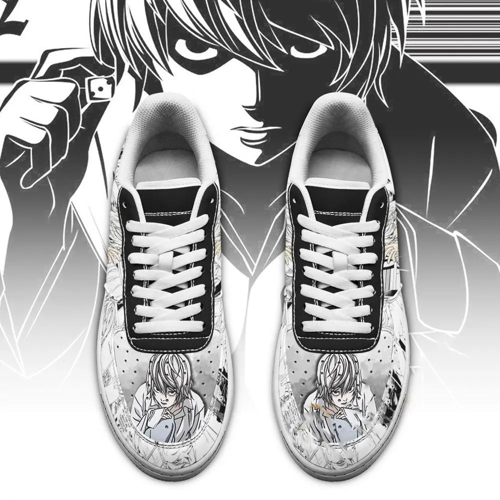 Near Death Note Anime Fan Gift Idea Amazon Nike Air Force Shoes