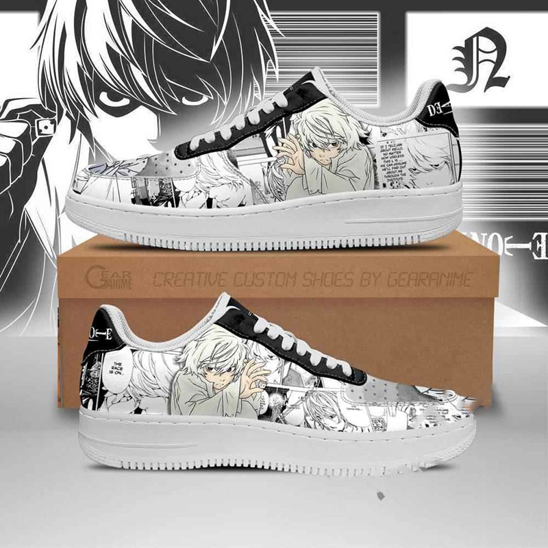 Near Death Note Anime Nike Air Force Shoes