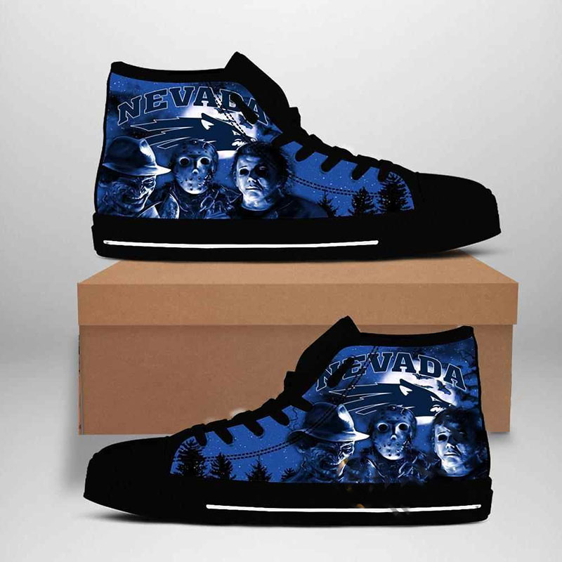Nevada Wolf Pack Ncaa High Top Shoes
