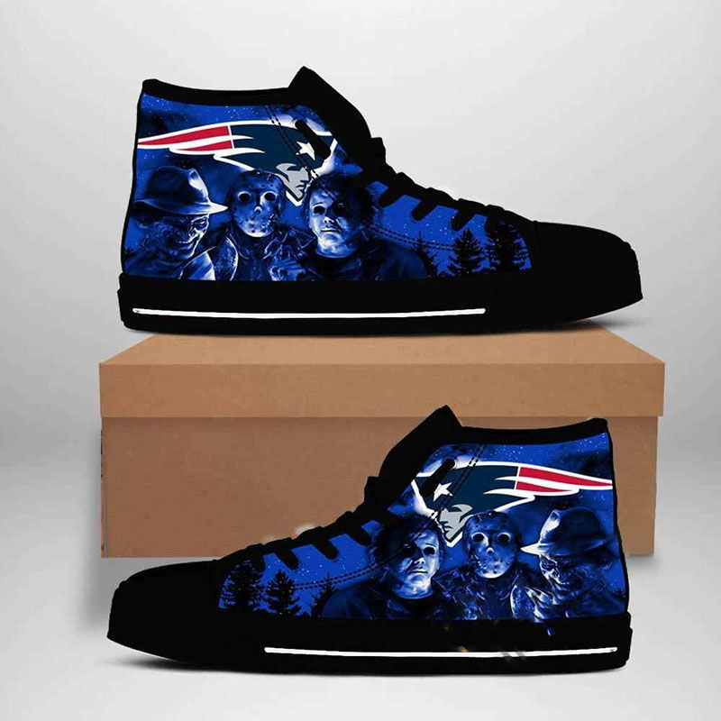 New England Patriots Nfl Football High Top Shoes
