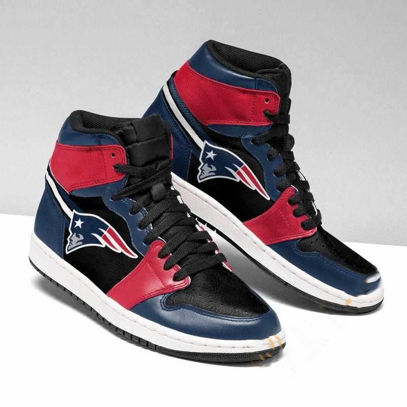New England Patriots Nfl Football Custom Air Jordan Shoes