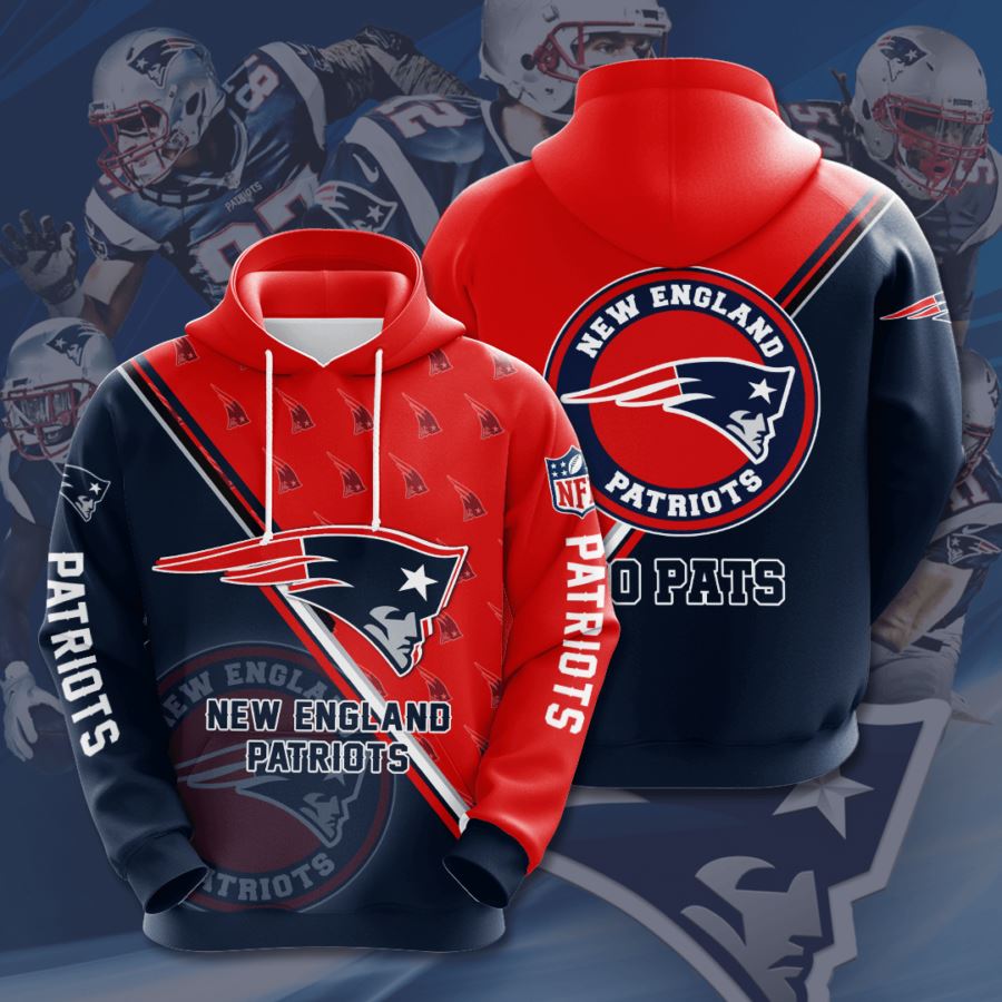 New England Patriots Custom Hoodie 3D