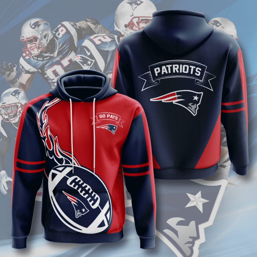 New England Patriots Custom Hoodie 3D