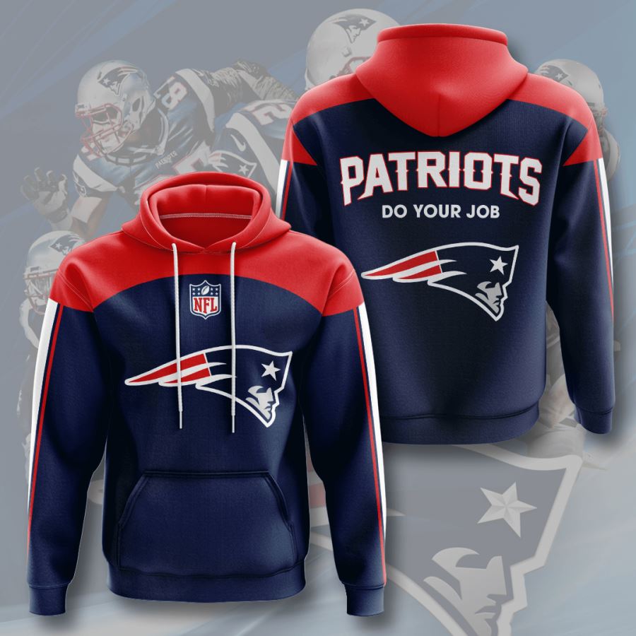 New England Patriots Custom Hoodie 3D