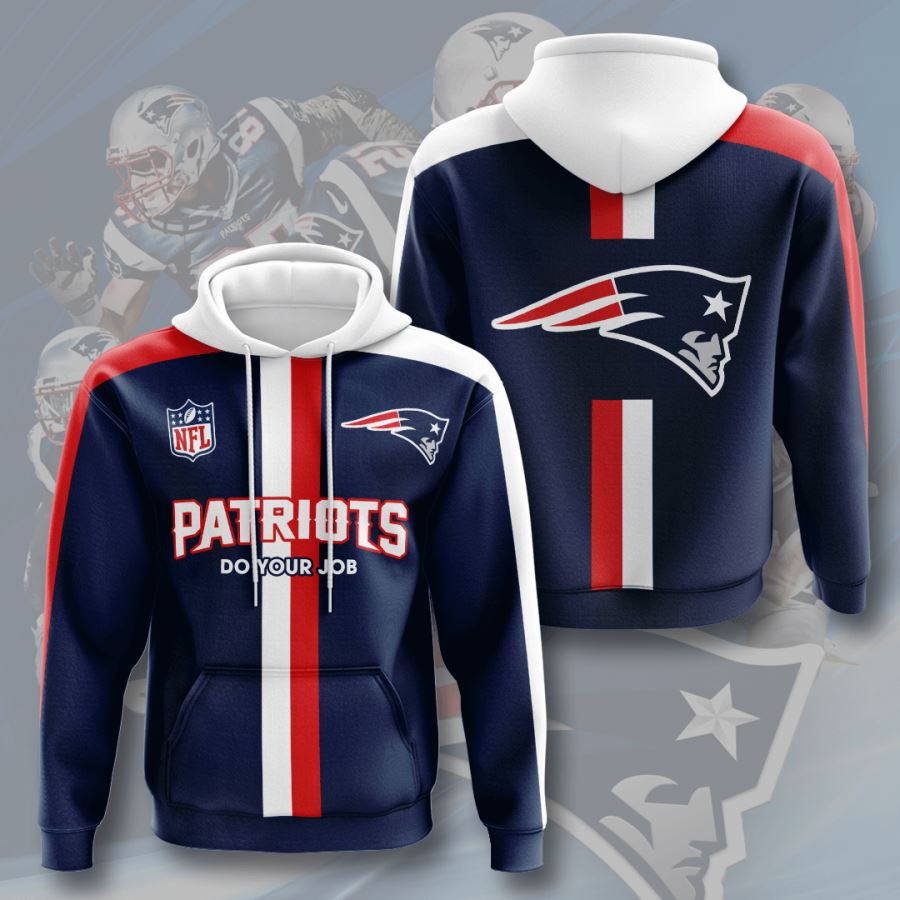 New England Patriots Custom Hoodie 3D