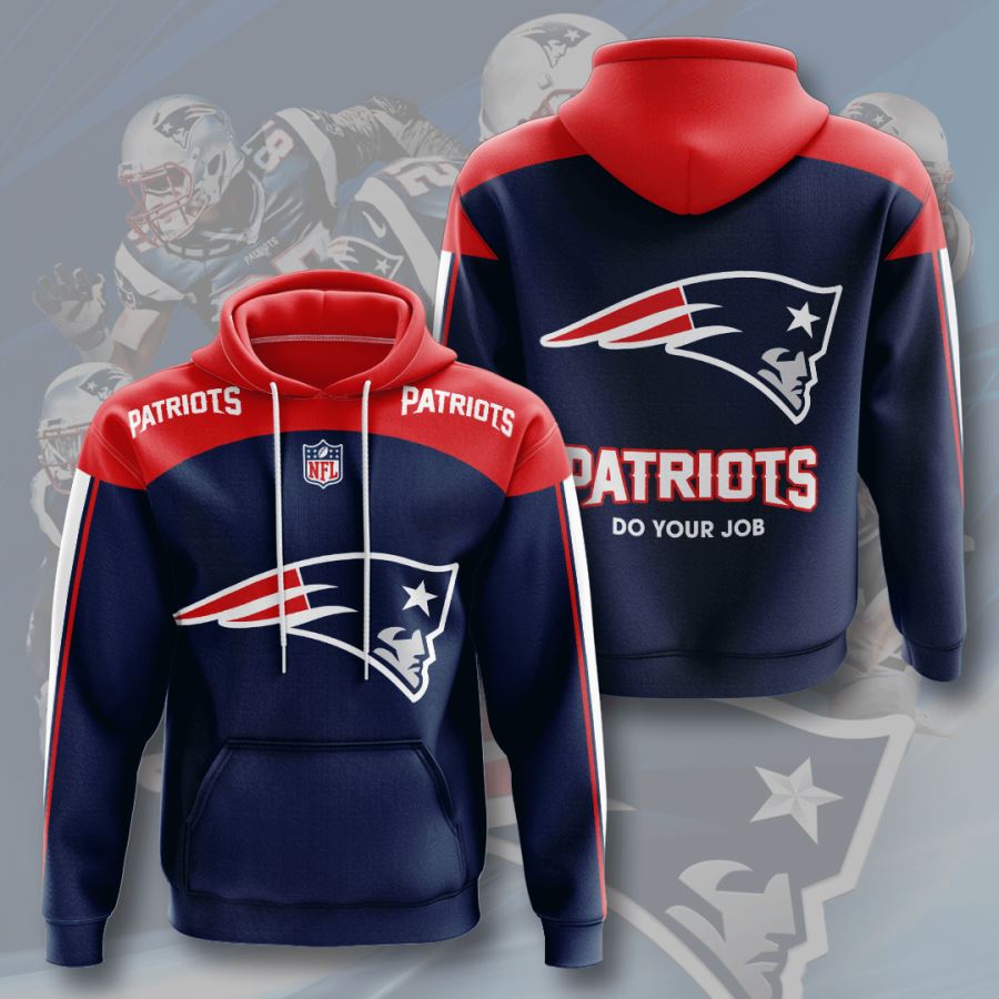 New England Patriots Custom Hoodie 3D